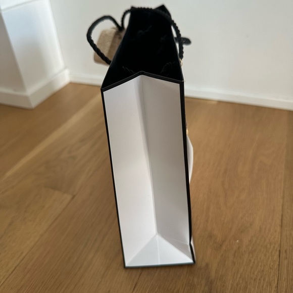 Like New Size Small Chanel Signature Paper Shopping Bag/Tote 10” X 8” X 3” - Picture 6 of 8